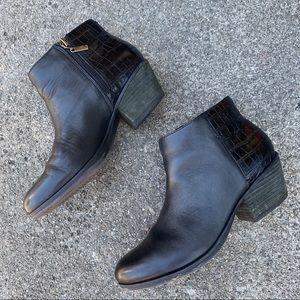 Clark Black Booties